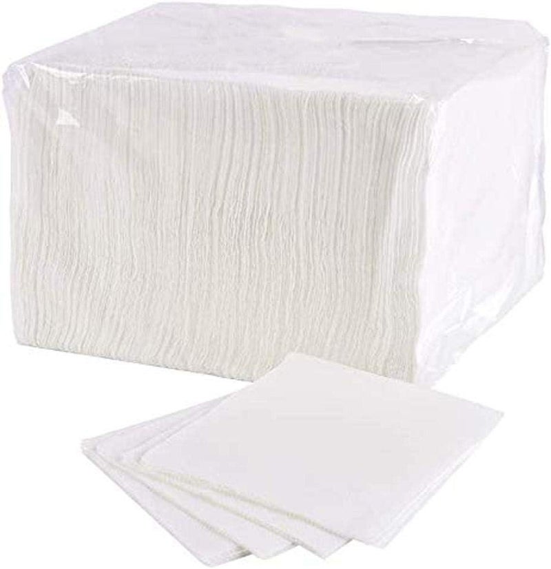 Pantryware Essentials Paper Lunch Napkins. 500 Count Lunch Napkins 1 Ply, White. 12 x 12 - Image 1